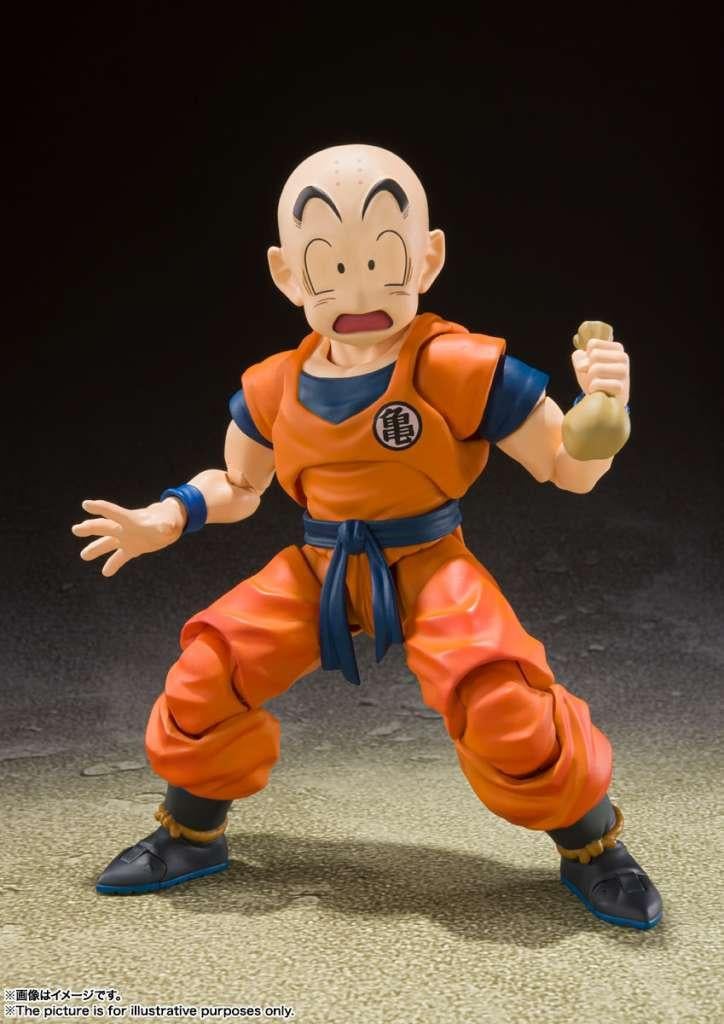DRAGON BALL Z -Krillin "Earth Strong Man" -Figurine S.H. Figuarts 13cm – Image 2