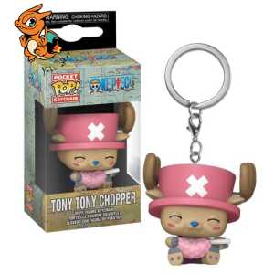 ONE PIECE - Pocket Pop Keychains - Chopper avec barbe à papa