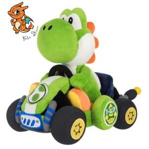 MARIO KART WORLD - Yoshi - Peluche 27cm