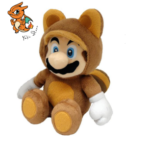 SUPER MARIO - Mario Tanooki - Peluche 20cm