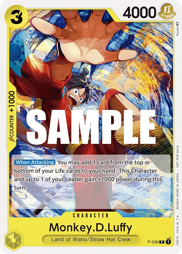 Monkey D. Luffy - Promos - 036