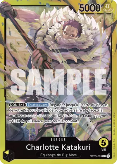 Charlotte Katakuri - Starter Deck: Charlotte Katakuri - OP03-099/015