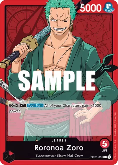 Roronoa Zoro - Romance Dawn - 001/154