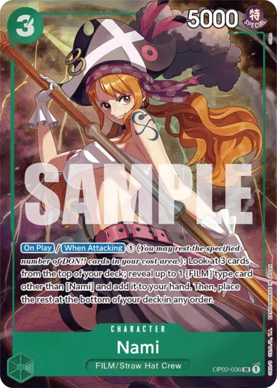 Nami - Unnumbered Promos - OP02-036