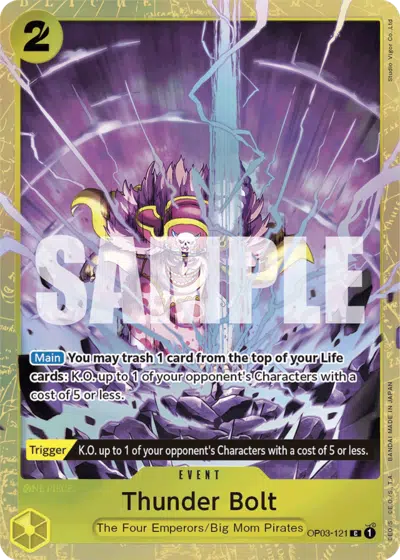 Thunder Bolt - Unnumbered Promos - OP03-121