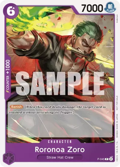 Roronoa Zoro - Promos - P-045