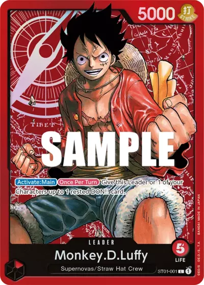 Monkey D. Luffy - Starter Deck: Straw Hat Crew - 001/017