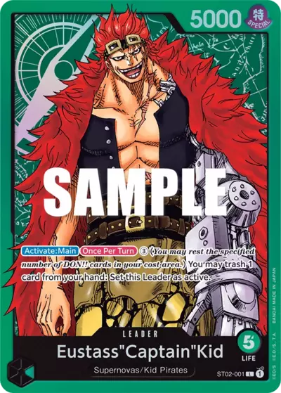 Eustass"Captain"Kid - Starter Deck: Worst Generation - 001/017