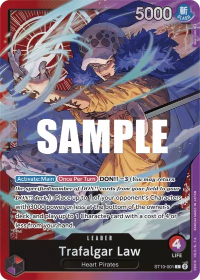 Trafalgar Law - Ultra Deck: The Three Captains - 001/019