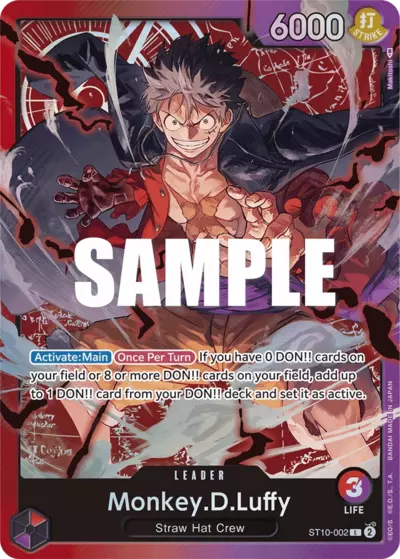 Monkey D. Luffy - Ultra Deck: The Three Captains - 002/019