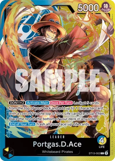 Portgas D. Ace - Ultra Deck: The Three Brothers - 002/035