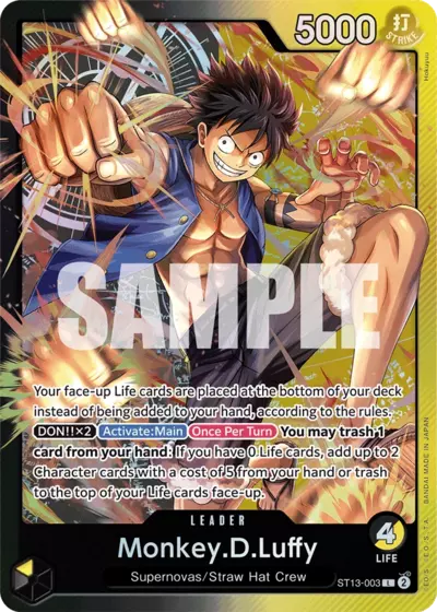 Monkey D. Luffy - Ultra Deck: The Three Brothers - 003/035