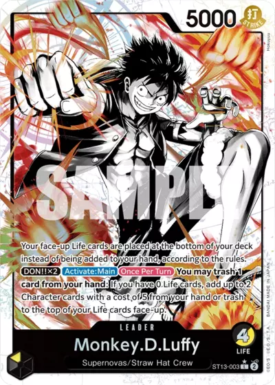 Monkey D. Luffy - Ultra Deck: The Three Brothers - 003/035