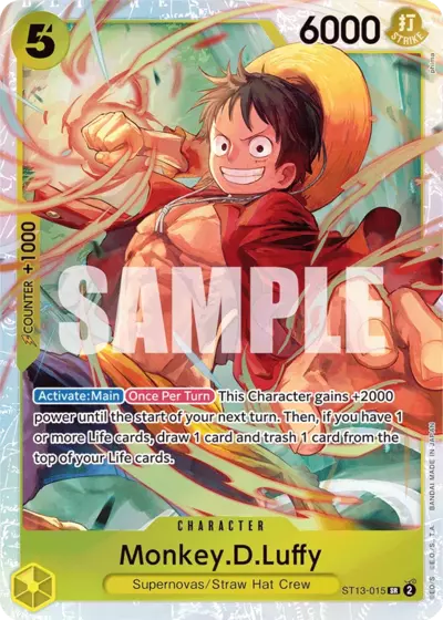 Monkey D. Luffy - Ultra Deck: The Three Brothers - 015/035