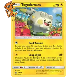 Togedemaru - Promos Soleil & Lune - 009