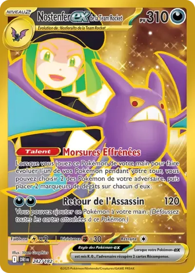 Nostenfer ex de la Team Rocket - Rivalités Destinées - 242/182
