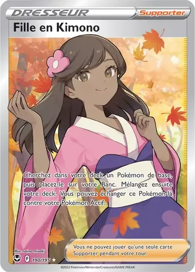 Fille en Kimono - Tempête Argentée - 190/195