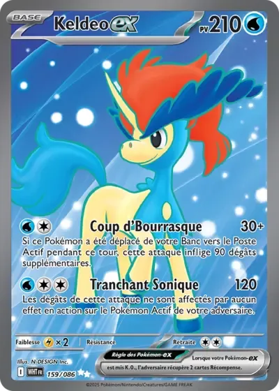 Keldeo ex - Flamme Blanche - 159/086