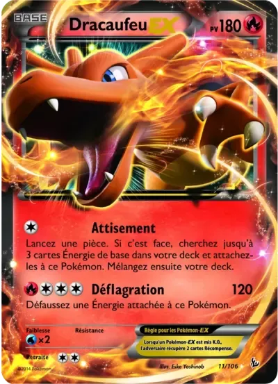 Dracaufeu EX - Étincelles - 011/106