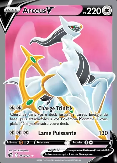 Arceus V - Stars Étincelantes - 165/172