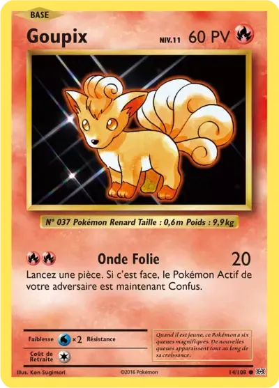 Goupix - XY Évolutions - 014/108