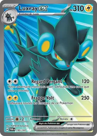 Luxray ex - Mascarade Crépusculaire - 195/167