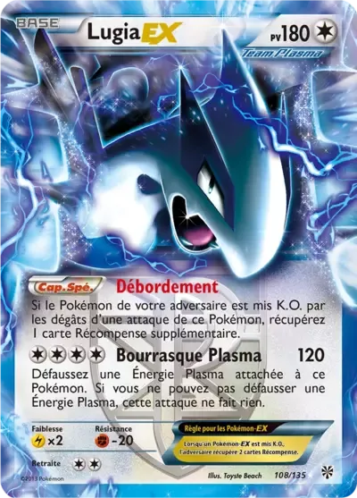 Lugia EX - Tempête Plasma - 108/135