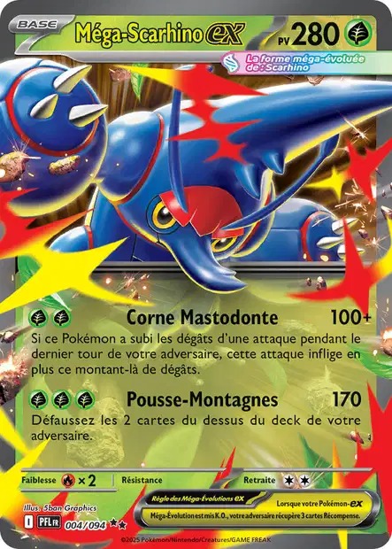 Mega Scarhino ex - Flammes Fantasmagoriques - 004/094