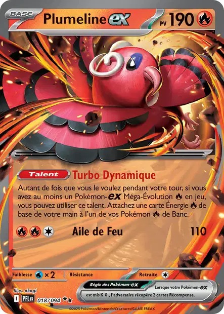 Plumeline ex - Flammes Fantasmagoriques - 018/094