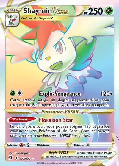 Shaymin VSTAR - Stars Étincelantes - 173/172