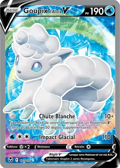 Goupix de Alola V - Tempête Argentée - 173/195