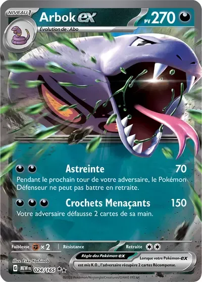 Arbok ex - 151 - 024/165