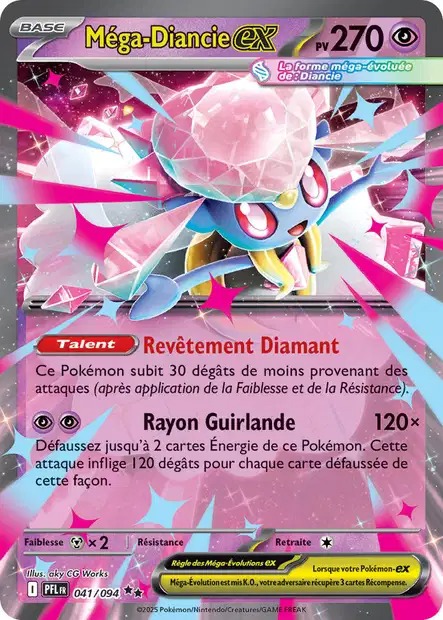 Mega Diancie ex - Flammes Fantasmagoriques - 041/094