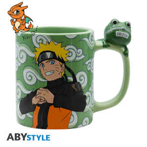 NARUTO SHIPPUDEN - Mug 3D anse - Naruto et Gama-chan