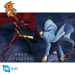SOLO LEVELING - Poster Maxi 91,5x61 - Jinwoo vs Igris