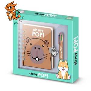 OH MY POP! - Capybara - Gift Box - Journal Intime + Stylo