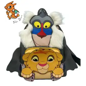 LE ROI LION - Simba et Rafiki - Mini Sac à Dos LoungeFly