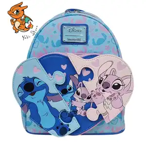 DISNEY - Stitch & Angel - Mini Sac à Dos LoungeFly "Exclusive Edition"