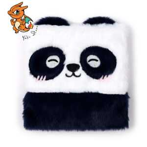 KAWAII - Adoramals Panda - Notebook Pelucheux Premium