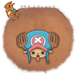 ONE PIECE - Chopper - Notebook Fuzzy Rond