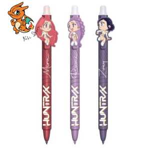 K-POP DEMON HUNTER - 3 Stylos à Gel Effaçable +Head Topper