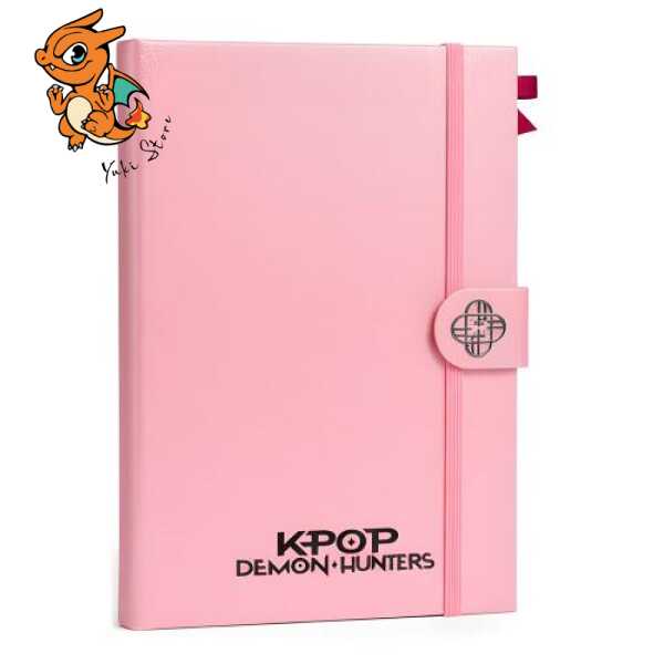 K-POP Demon Hunters Stationery Carnet de notes à l'avant, idéal pour les enfants d'âge scolaire, confortable et polyvalent, résistance, 21 x 14,8 cm K-POP Demon Hunters Stationery Carnet de notes à l'avant, idéal pour les enfants d'âge scolaire, confortable et polyvalent, résistance, 21 x 14,8 cm