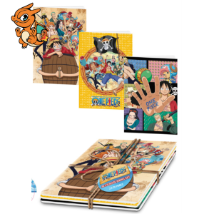 ONE PIECE - Set de 3 Livres d'Exercices