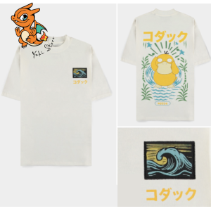 POKEMON - Psykokwak - T-Shirt Loose Fit Homme (XL)