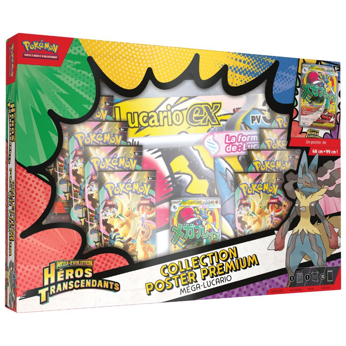POKEMON - Coffret Collection Poster Premium Héros Transcendants - ME 2.5 - FR