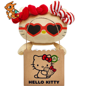 HELLO KITTY - Hello Kitty "Summer Days Glasses" - Peluche 24cm