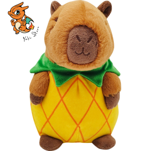 HUG A CAPYBARA - Capybara Ananas - Peluche 23cm