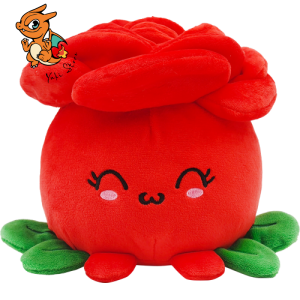 PLUSH WORLD - Yummis Flowers Rose - Peluche 23cm