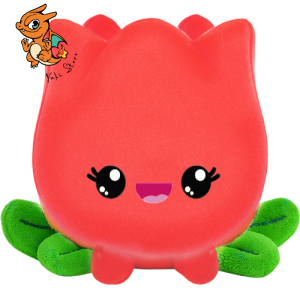 PLUSH WORLD - Yummis Flowers Tulip - Peluche 23cm