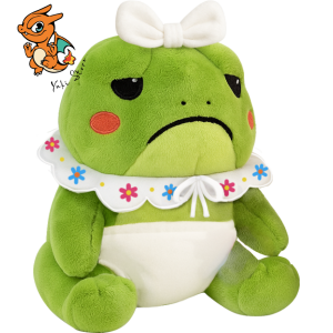 FROWNY FROGS - Bébé - Peluche 25cm